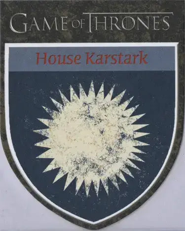 Game of Thrones Complete Series Case Topper Card H14 House Karstark - Entertainment Memorabilia