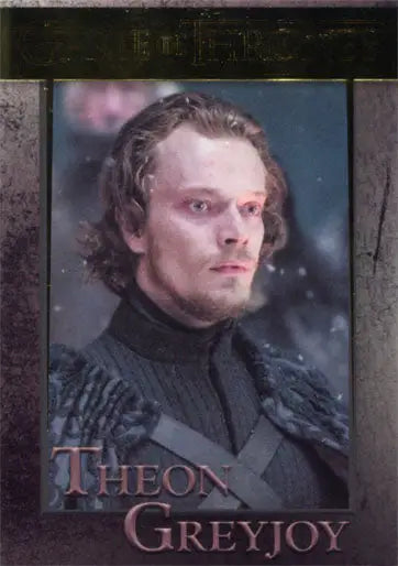 Game of Thrones Season 5 Gold Parallel Trading Card featuring curly-haired character