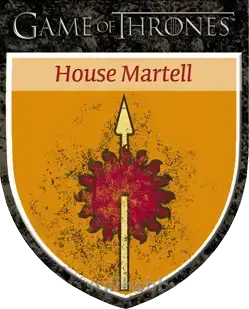Game of Thrones Season Three H10 House Martell Sigil Die-Cut Chase Card - Entertainment Card Single