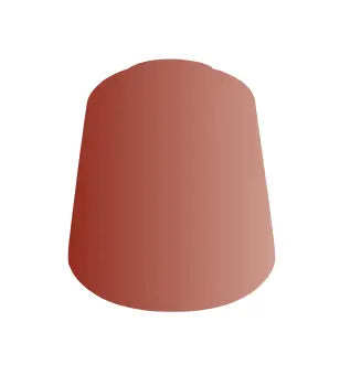 Reddish-brown paint bottle for painting trading cards, specifically Citadel Contrast Paint