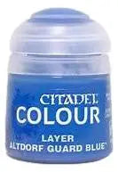 Blue Citadel paint pot for Games Workshop Citadel Layer Paint: ALTDORF GUARD BLUE