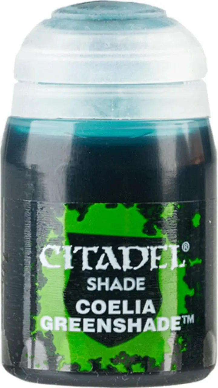 Citadel Coelia Greenshade paint pot for Warhammer miniatures and model shading