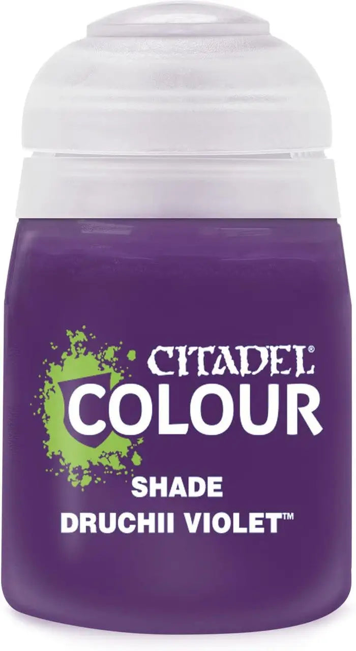 Purple Citadel Shade Paint Pot for Games Workshop Druchii Violet 18ML