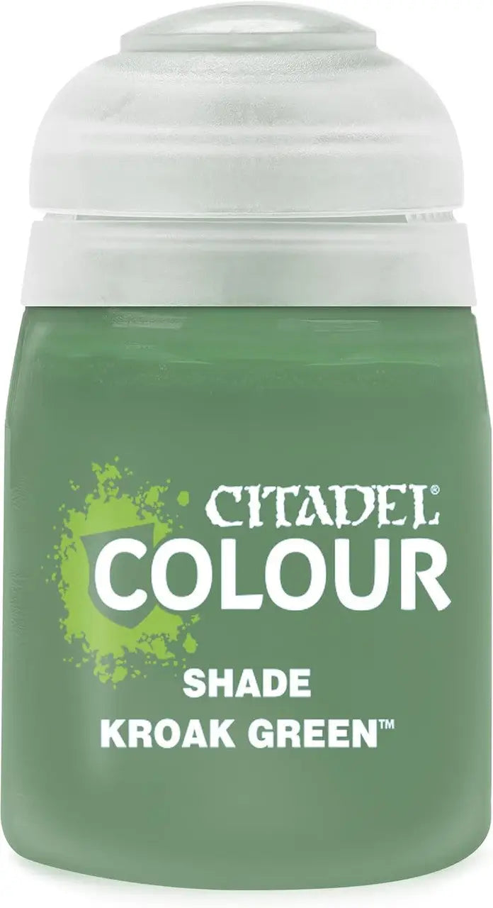Games Workshop Citadel Paint Shade Paint: KROAK GREEN (18ML) - Paint