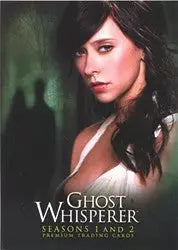 DVD cover for Ghost Whisperer Seasons 1 and 2 on a promotional card collectible