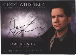 Autograph card of Jamie Kennedy in Ghost Whisperer Seasons 3 & 4 trading cards