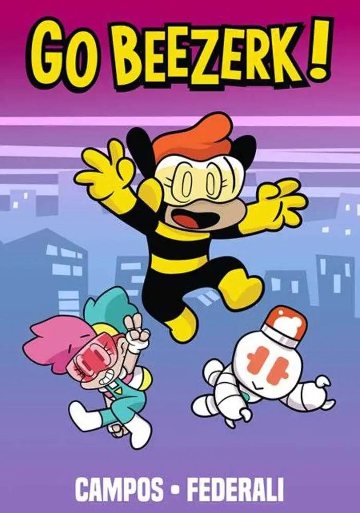 Cartoon superhero team from Ayo City featured in Beezerk TPB Volume 01 comic book
