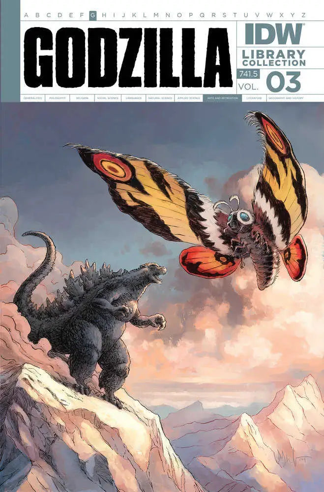 Godzilla comic book cover from the Godzilla Library Collection, Volume 3