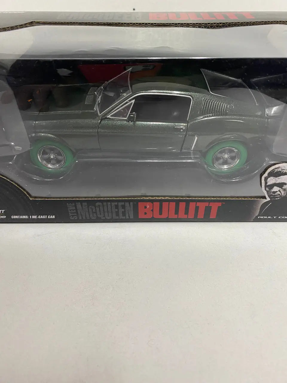 Greenlight 1:24 1968 Ford Mustang GT Steve McQueen CHASE Hobby Exclusive - Collectibles