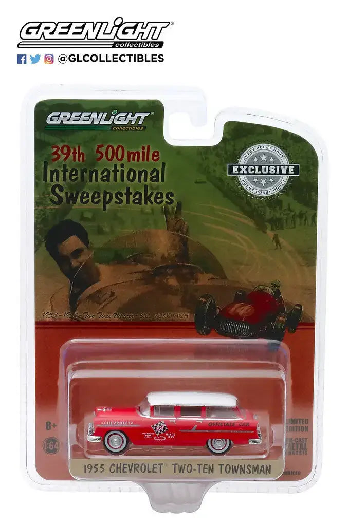 Greenlight 1:64 1955 Chevrolet Two-Ten Townsman Hobby Exclusive - Collectibles