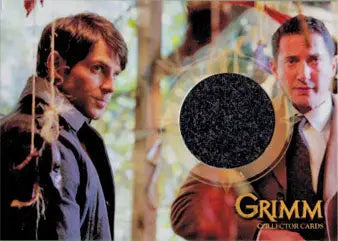 Trading card of David Giuntoli as Nick Burkhardt from Grimm with black patch