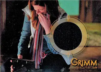 Circular mirror with white frame featured in Bitsie Tullock as Juliette Silverton trading cards