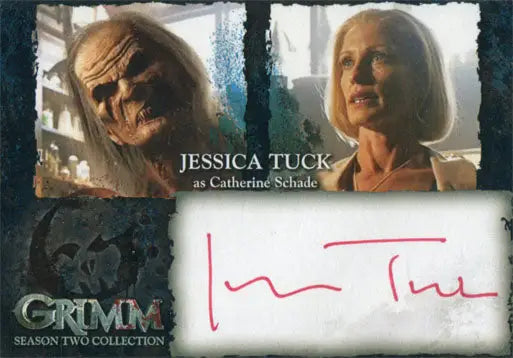 Autographed trading card of Jessica Tuck as Catherine Schade from Grimm Season 2