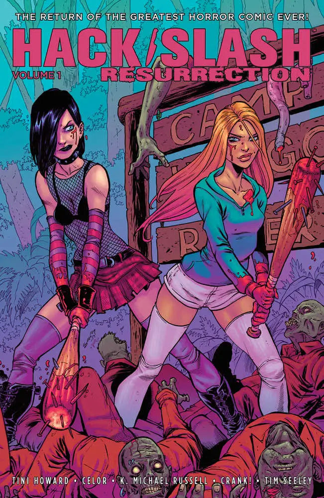 Hack Slash Resurrection comic book cover from Hack Slash Resurrection TPB Volume 01