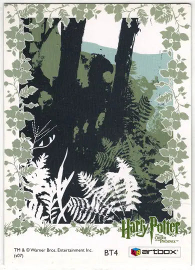Harry Potter And The Order Of The Phoenix Box Topper Card BT4 - Entertainment Memorabilia