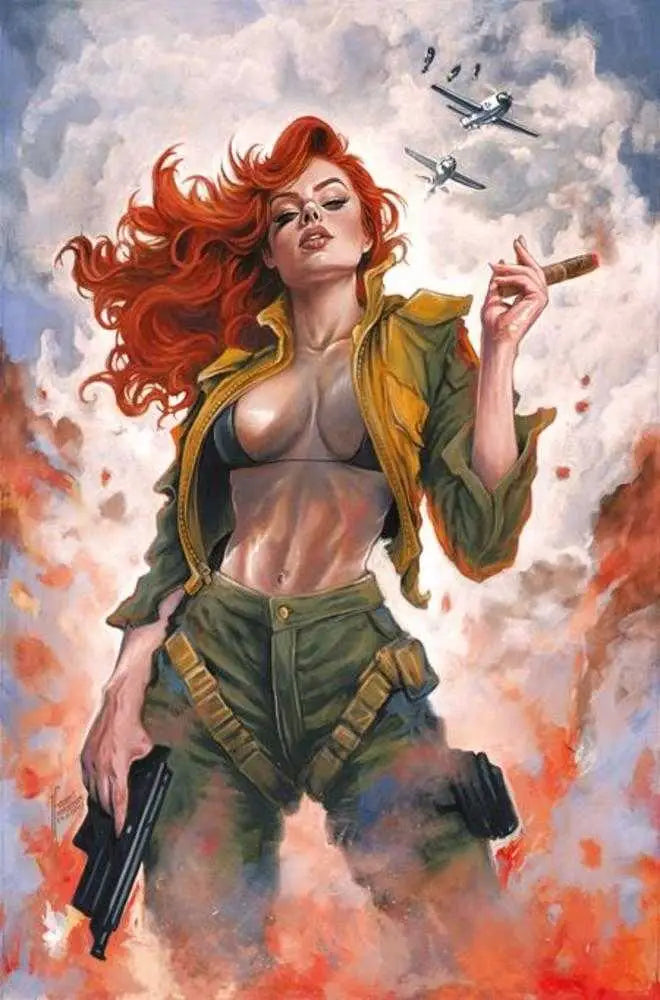 Heat Seeker Exposed A Gun Honey Series #1 (Of 4) Cover N Sdcc Exclusive Tehani Farr Full Art Variant (Mature) Limited