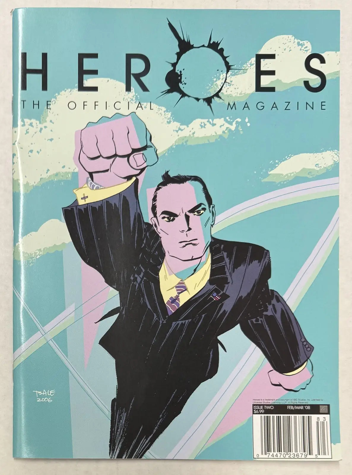 HEROES: THE OFFICIAL MAGAZINE # 2 FEB-MAR 2008 NMT - Collectibles