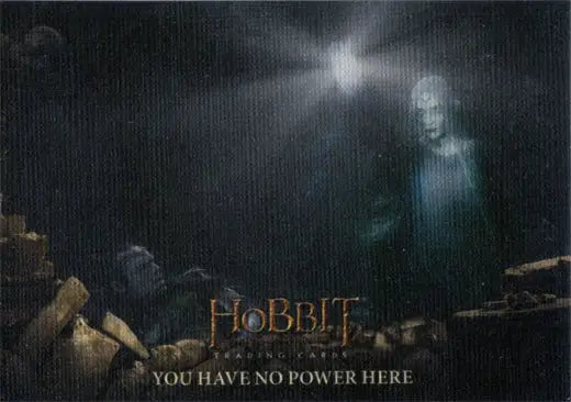 Ghostly apparition of a woman in misty setting on Hobbit Chase Card for trading cards