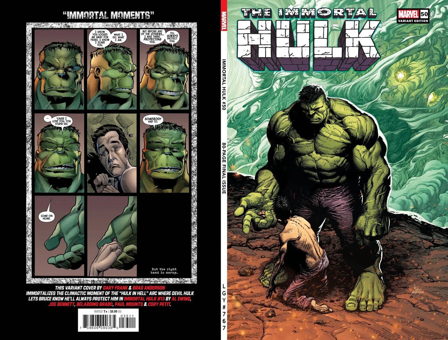 IMMORTAL HULK 50 FRANK VARIANT - Comic Book