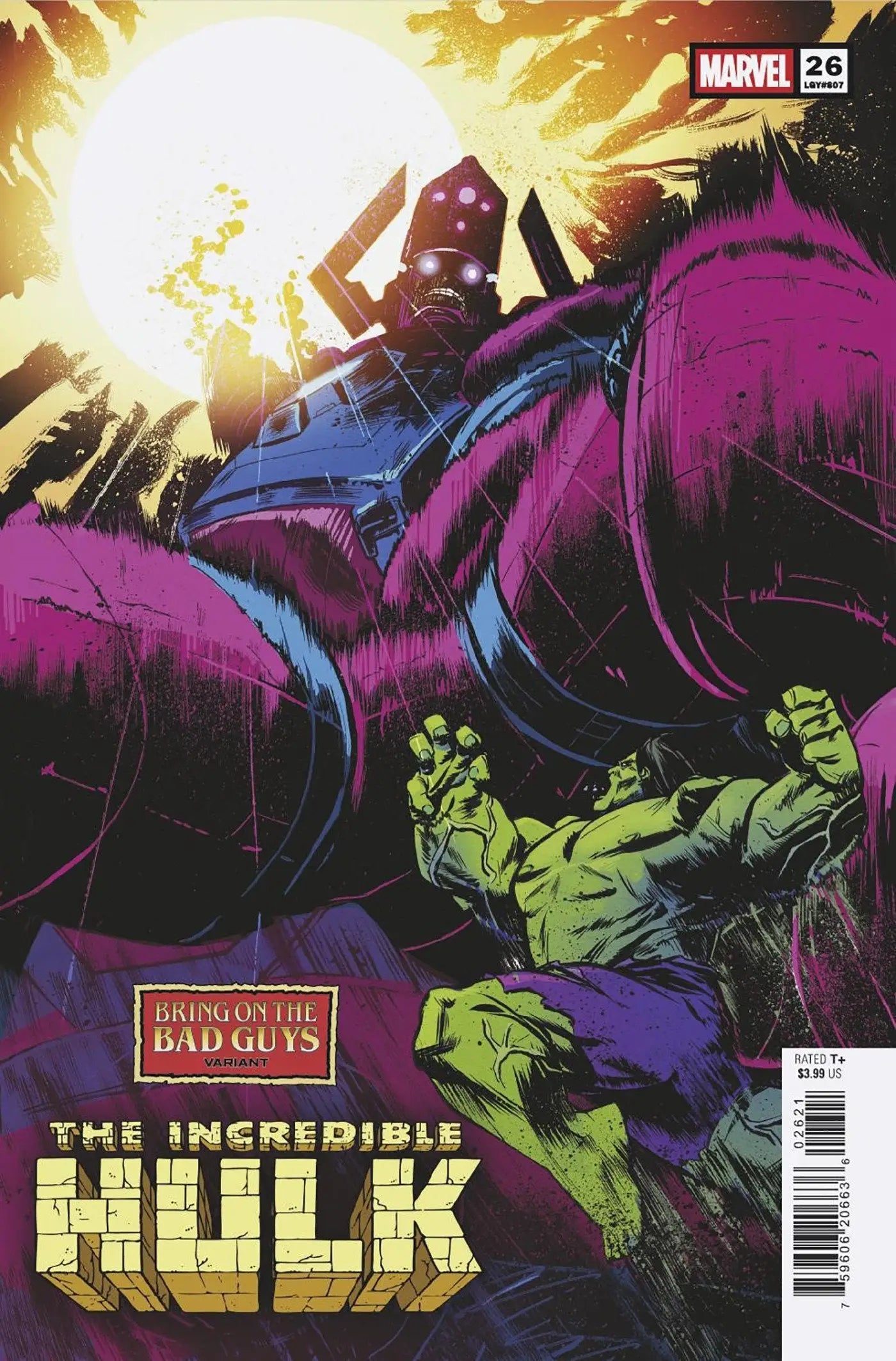 Incredible Hulk #26 Sanford Greene Bring On The Bad Guys Variant - Comic Book
