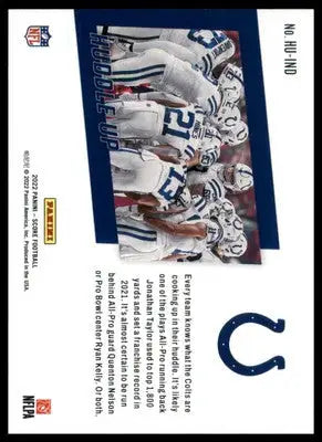 Indianapolis Colts 2022 Score Huddle Up #HU-IND Indianapolis Colts - Football Card Single