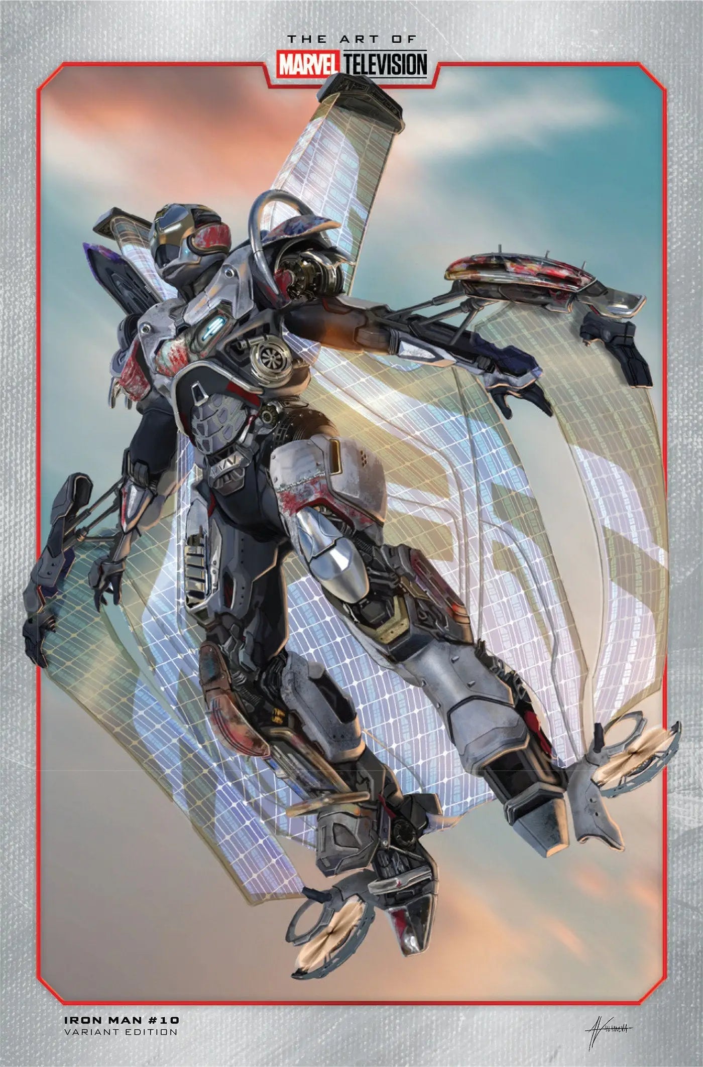Iron Man #10 Alan Villanueva Marvel Television Variant - Comic Book