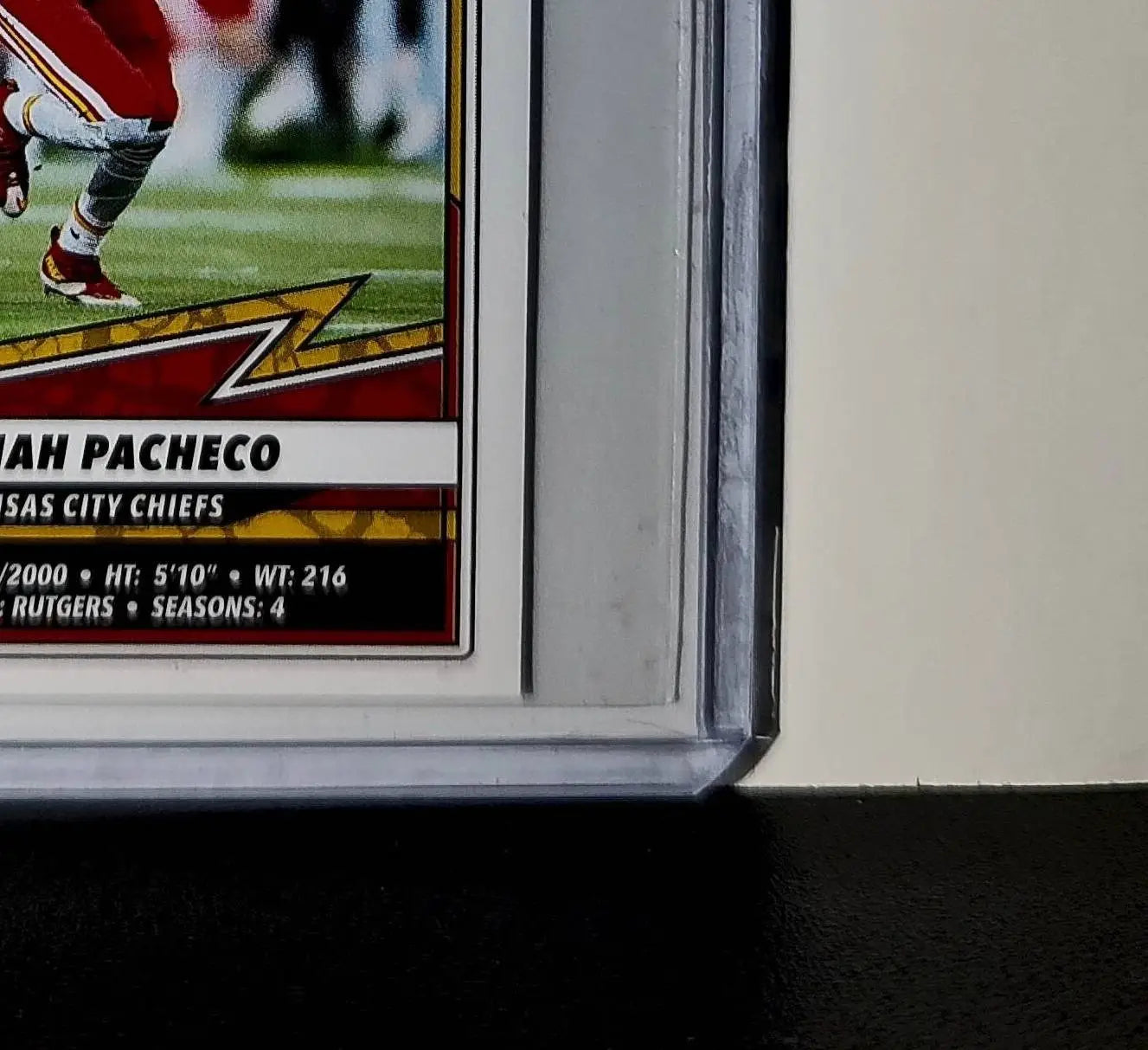 Isiah Pacheco 2025 Panini NFL #249 Sticker Kansas City Chiefs