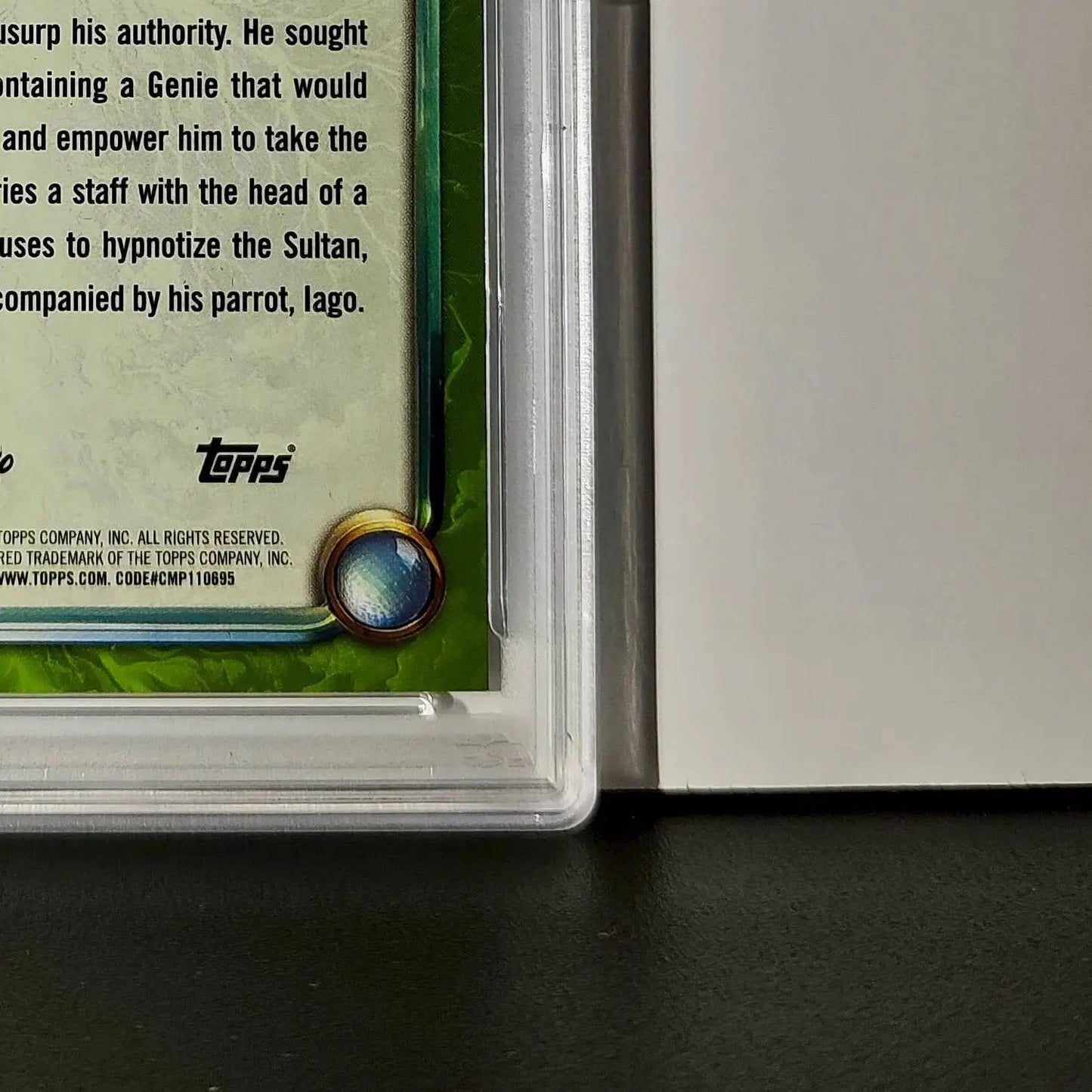 Jafar 2025 Topps Disney Wonder #178 Card Aladdin PSA 10 - Non-Sports Card Single