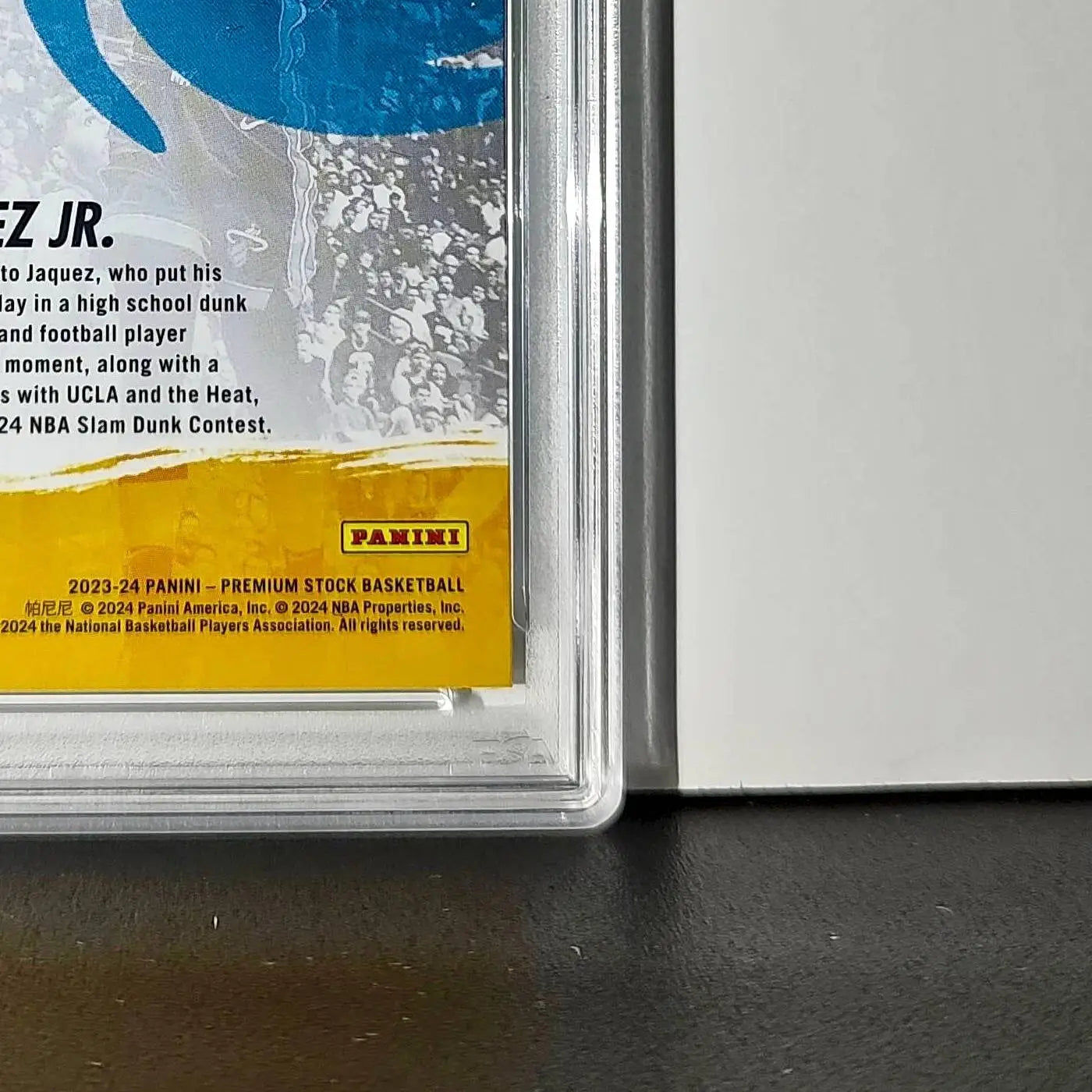 Jaime Jaquez Jr. 2023 Panini Hoops Premium Attack the Rack #1 Disco Prizm PSA 9 - Basketball Card Single