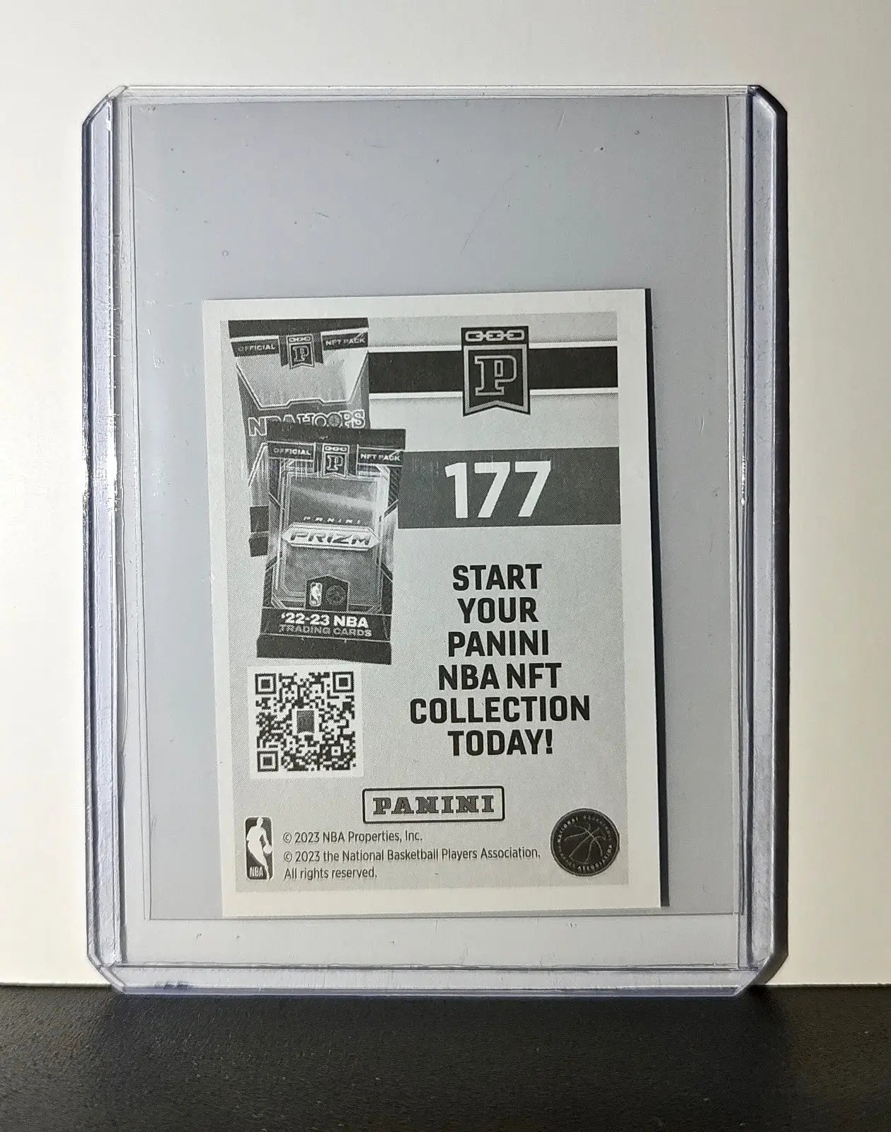 Jalen Duren 2023-24 Panini NBA #177 Foil Sticker Detroit Pistons