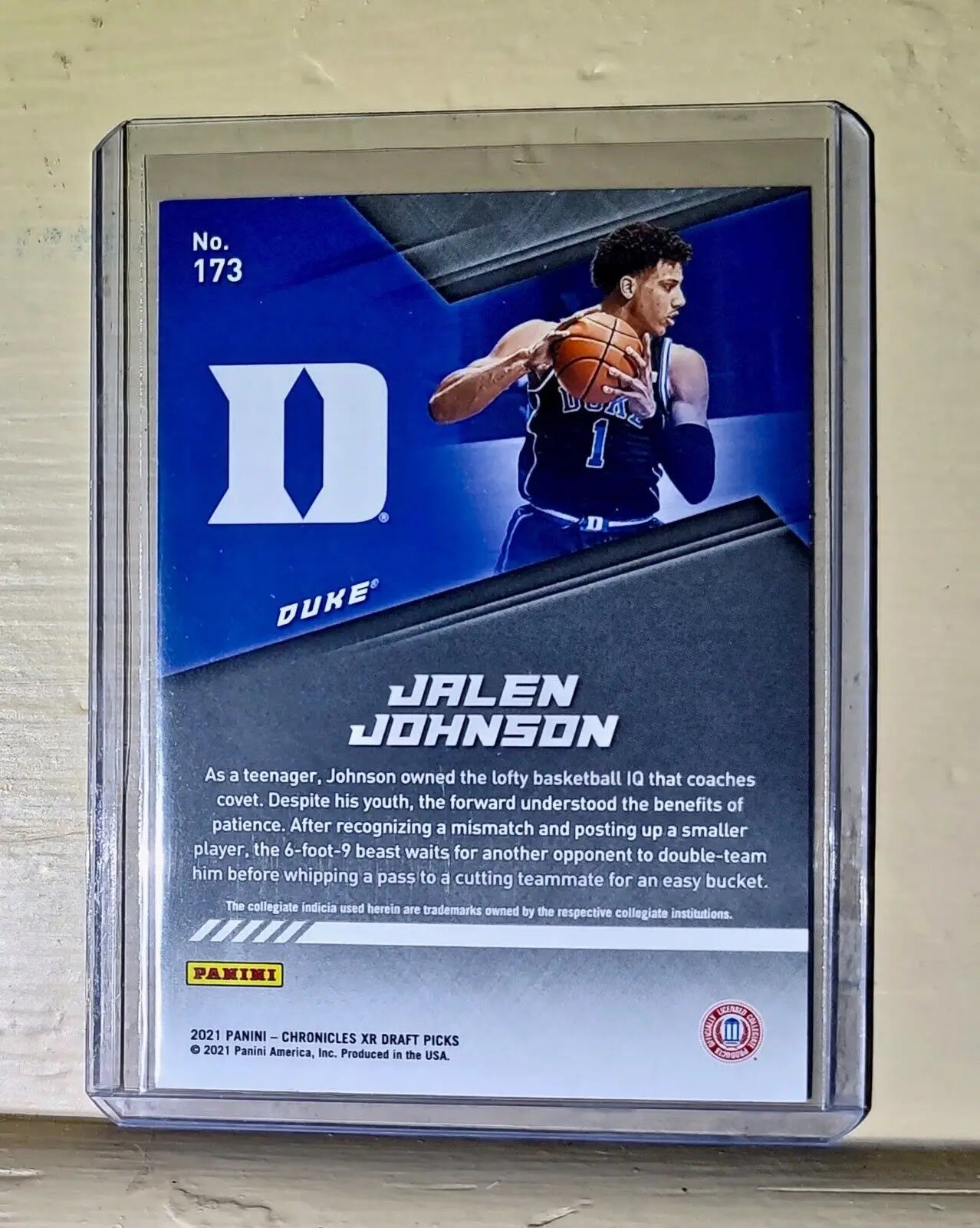 Jalen Johnson 2021 Panini Chronicles XR Draft Picks #173 Rookie Basketball Card - Basketball Card Single