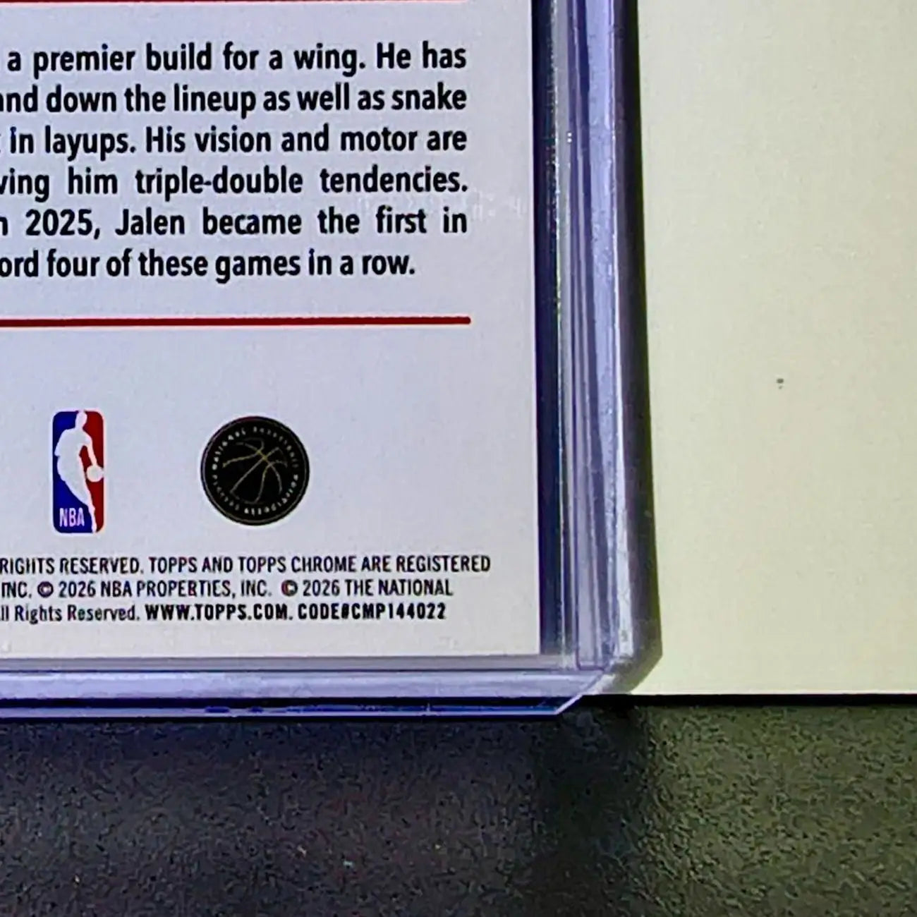 Jalen Johnson 2025-26 NBA Topps Chrome Update #49 Basketball Card Atlanta Hawks - Basketball Card Single