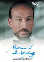 James Bond 50th Anniversary Series 1 Autograph Card by Vernon Dobtcheff - Entertainment Card Single