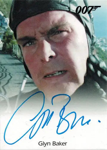 James Bond Archives 2014 Autograph Card Glyn Baker as 002 - Entertainment Memorabilia