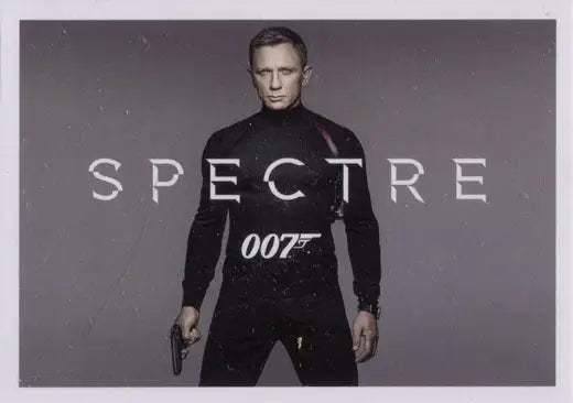 James Bond Archives 2015 CT1 Spectre Case Topper with man in black holding a gun