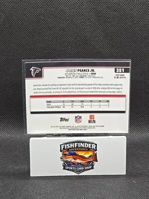 James Pearce Jr. RC RayWave Rookie #351 2025 Topps Chrome Football - Football Card Single
