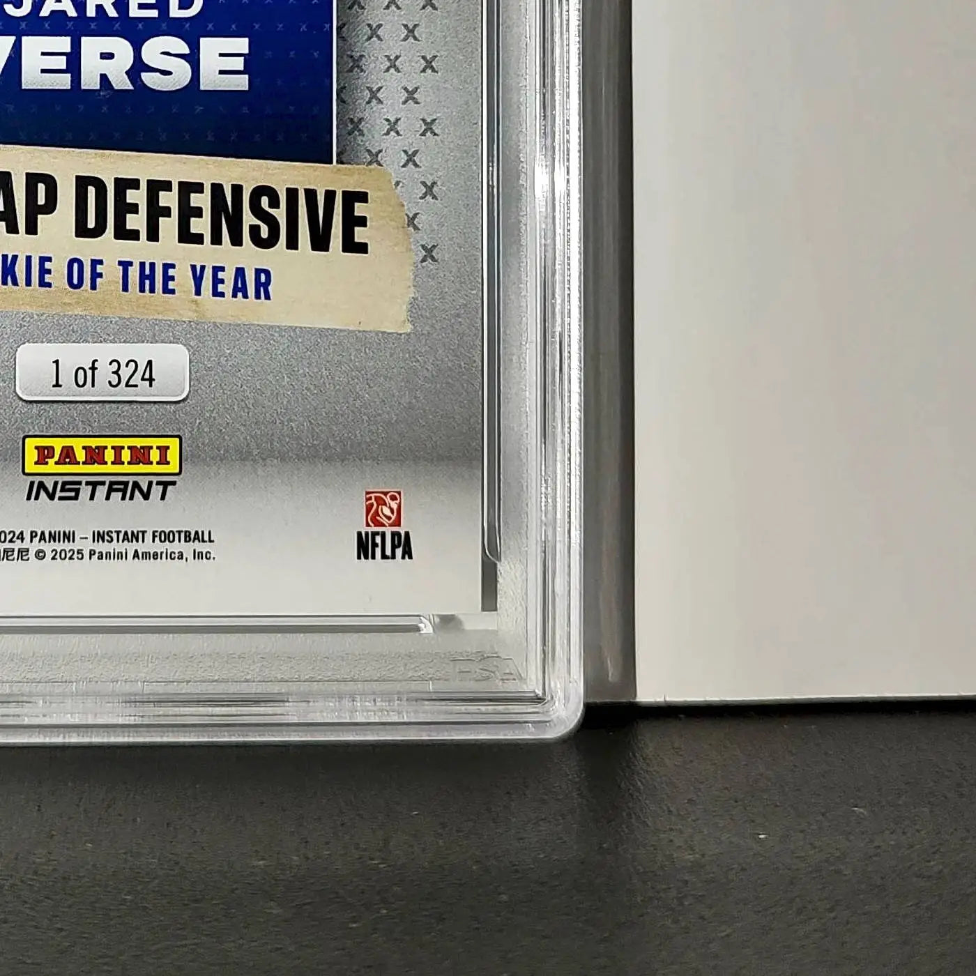 Jared Verse 2024 Panini NFL AP Defensive Rookie of the Year Rams PSA 10 Gem Mint - Football Card Single