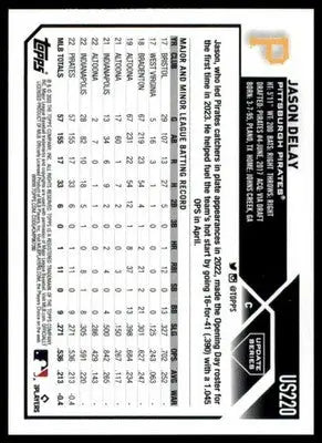 Jason Delay Rookie 2023 Topps Update #US220 Pittsburgh Pirates - Baseball Card Single
