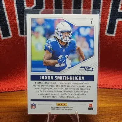 Jaxon Smith-Njigba 2025 Panini Score Throwbacks Insert #5 Seahawks NFL - Football Card Single