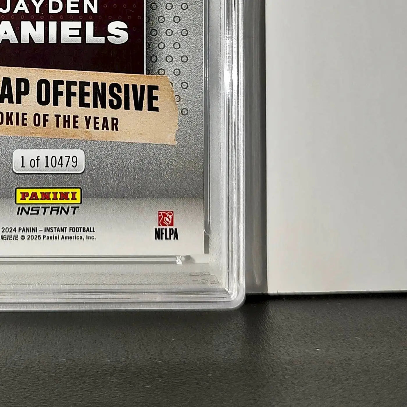 Jayden Daniels 2024 Panini NFL AP Offensive Rookie of the Year Commanders PSA 10