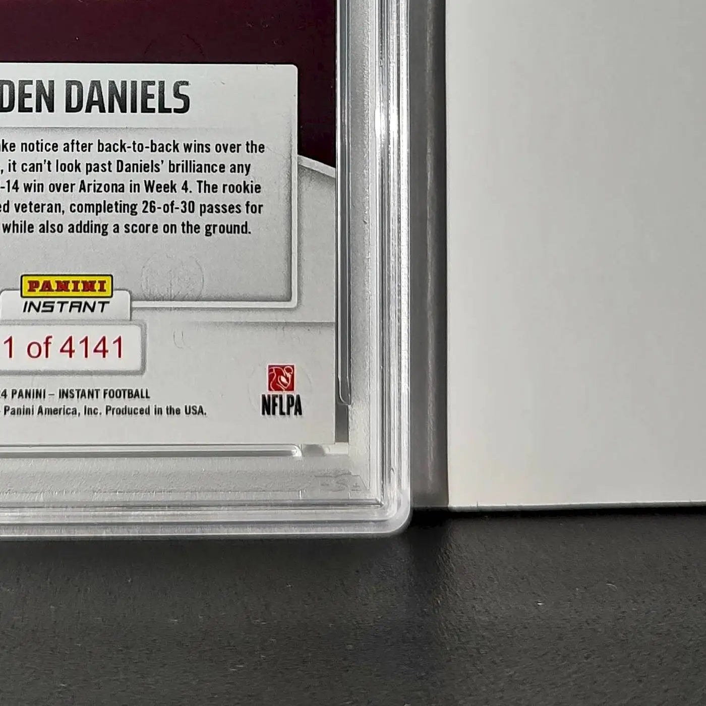 Jayden Daniels Rookie 2024 Panini Instant NFL #62 PSA 10 Gem Mint