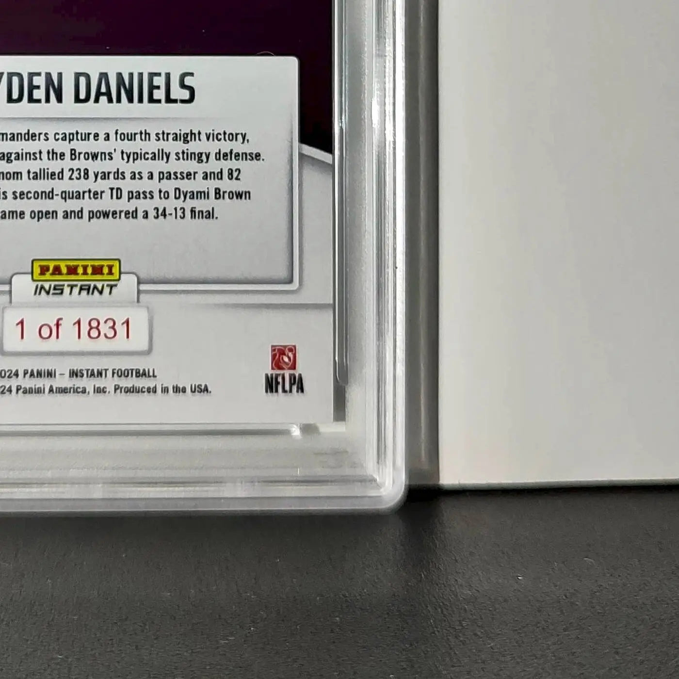 Jayden Daniels Rookie 2024 Panini Instant NFL #70 PSA 10 Gem Mint
