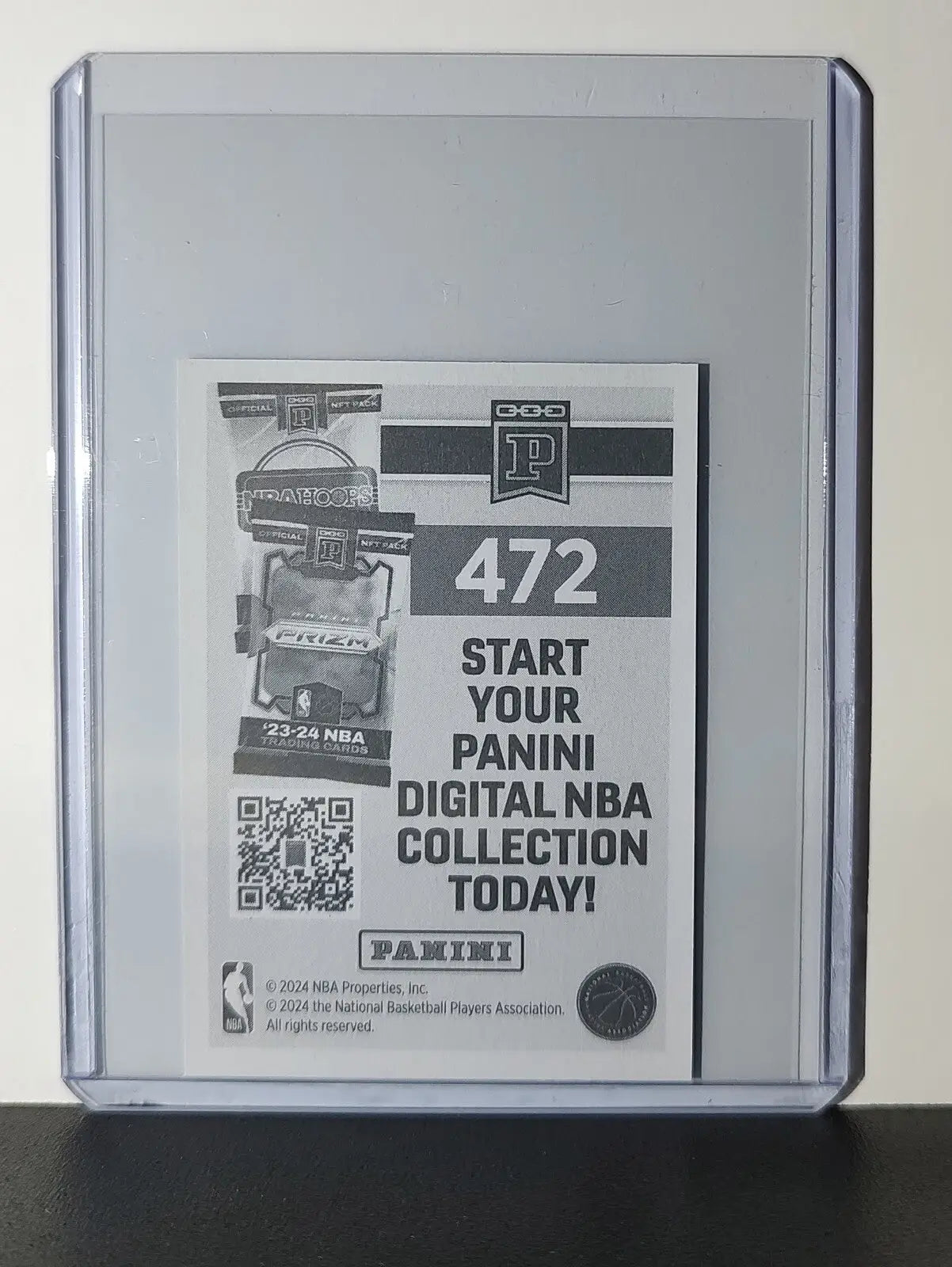 Jeremy Sochan 2024-25 Panini NBA #472 Foil Sticker Card San Antonio Spurs