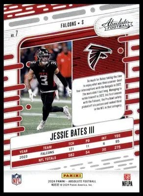 Jessie Bates III 2024 Panini Absolute Retail #7 Atlanta Falcons - Football Card Single