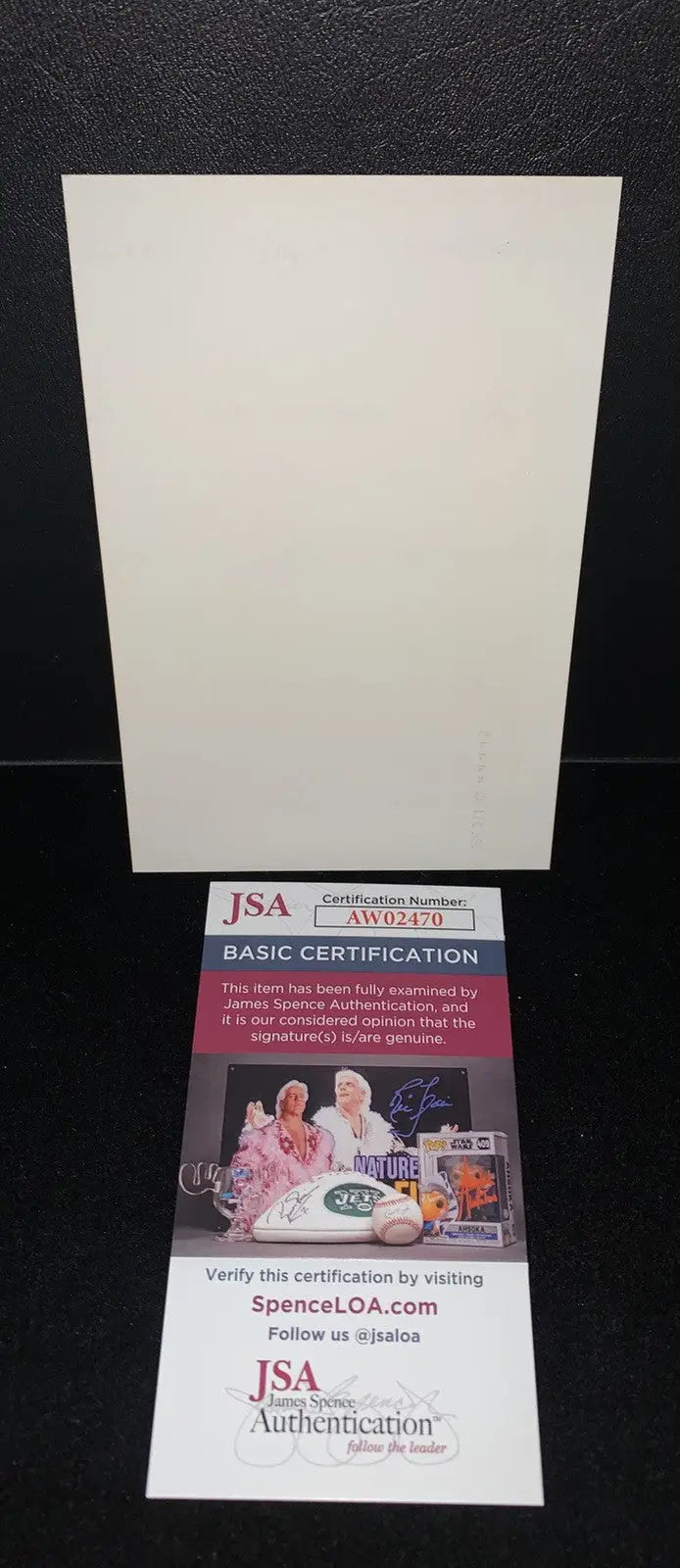 Jimmy Piersall Signed 4x6 Photo Indians Personal Snapshot Picture Auto JSA - Sports Memorabilia