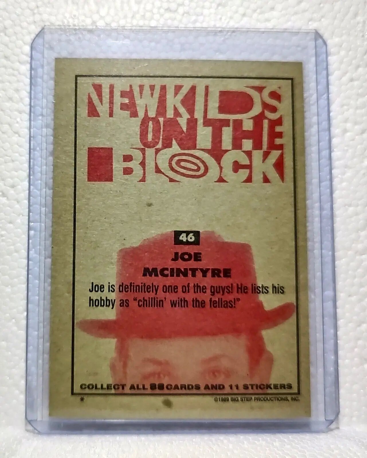 Joe Mcintyre 1989 New Kids on the Block #46 Trading Card - Other