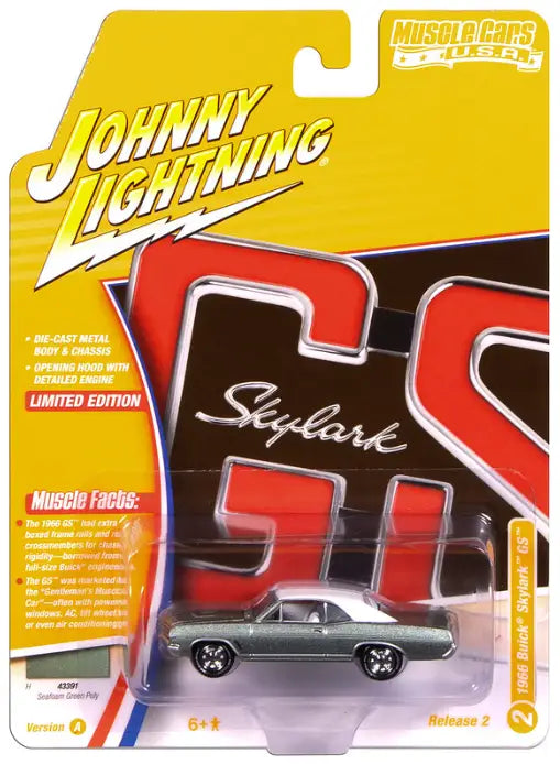 Johnny Lightning JLMC038 Muscle Car VER A 1966 Buick Skylark GS - Other