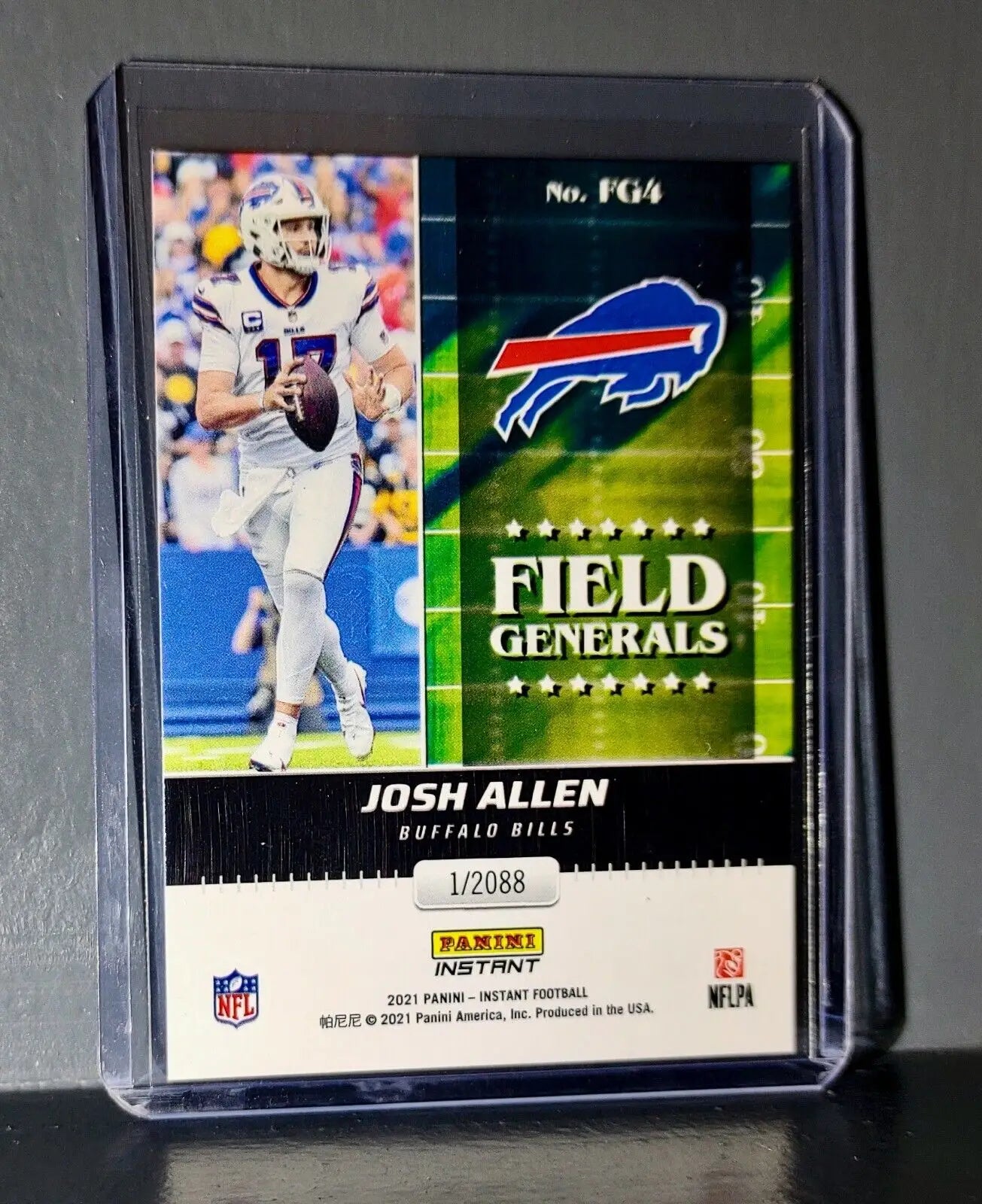 Josh Allen 2021 Panini NFL Instant Field Generals #4 Card 1 of 2088