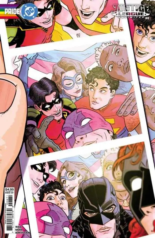 Justice League Unlimited #8 Cover E Hayden Sherman DC Pride Card Stock Variant (We Are Yesterday) - Comic Book