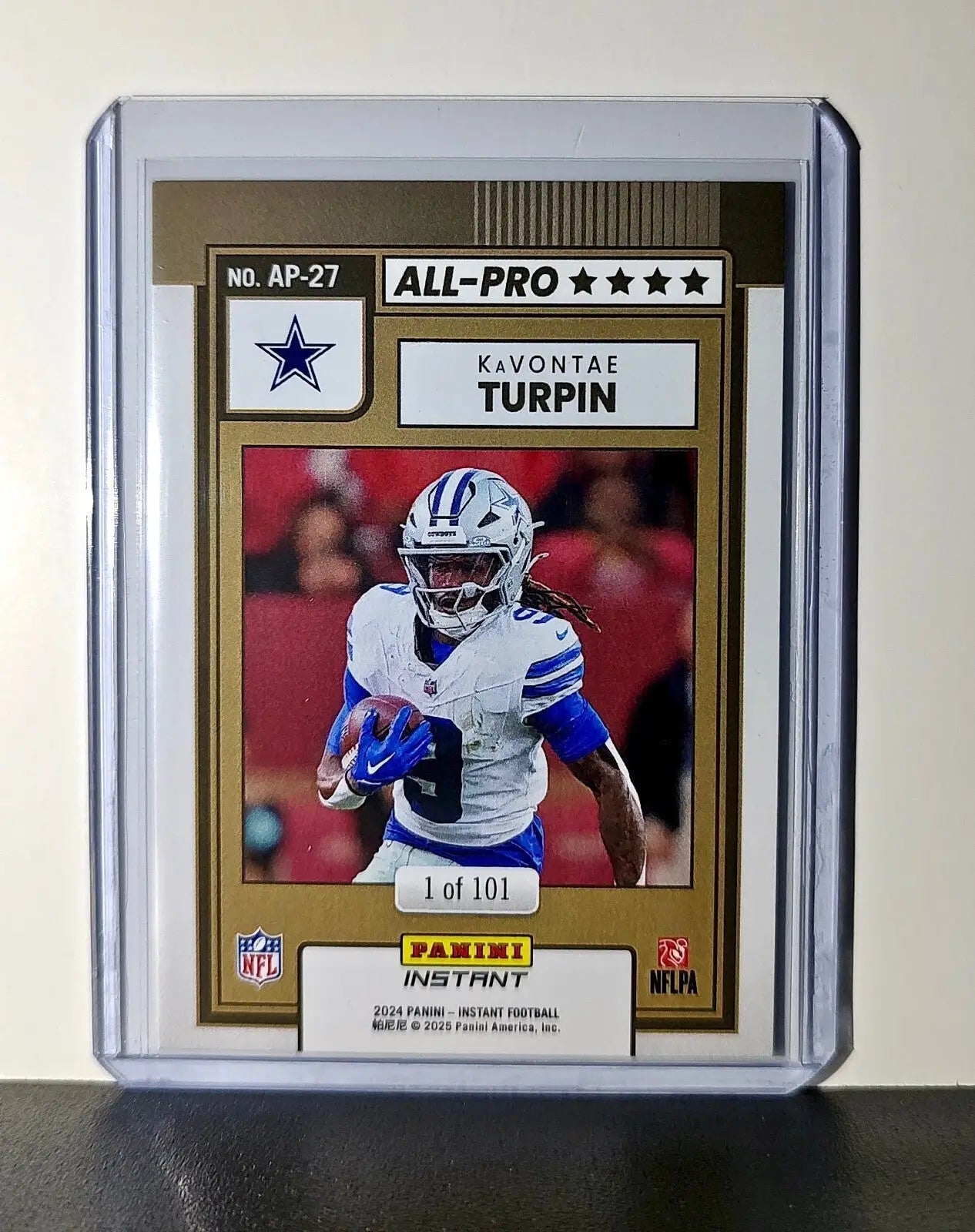 KaVontae Turpin 2024 All-Pro Panini NFL #27 Football Card Cowboys 1 of 101 - Football Card Single
